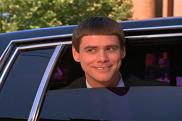 jim carrey car window