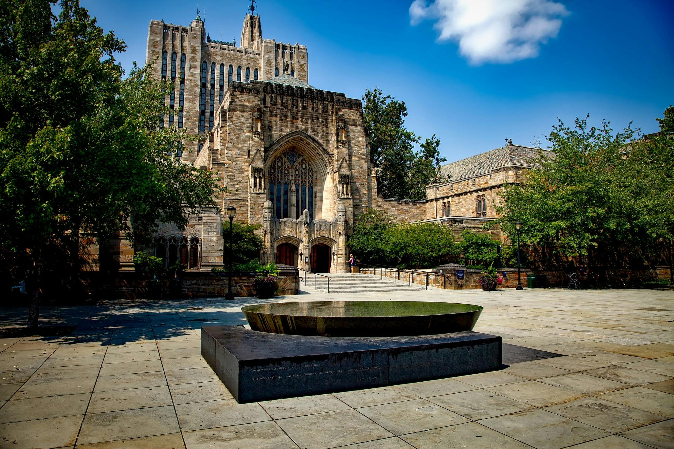 large stone yale building