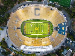 Bird's eye view of UC Berkeley football field
